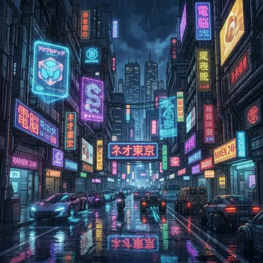 Cyberpunk Anime Wallpaper