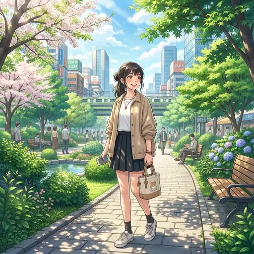 Modern Anime Wallpaper